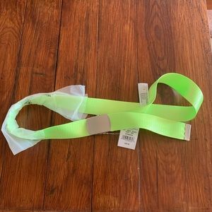 NWT Neon Buckle Belt